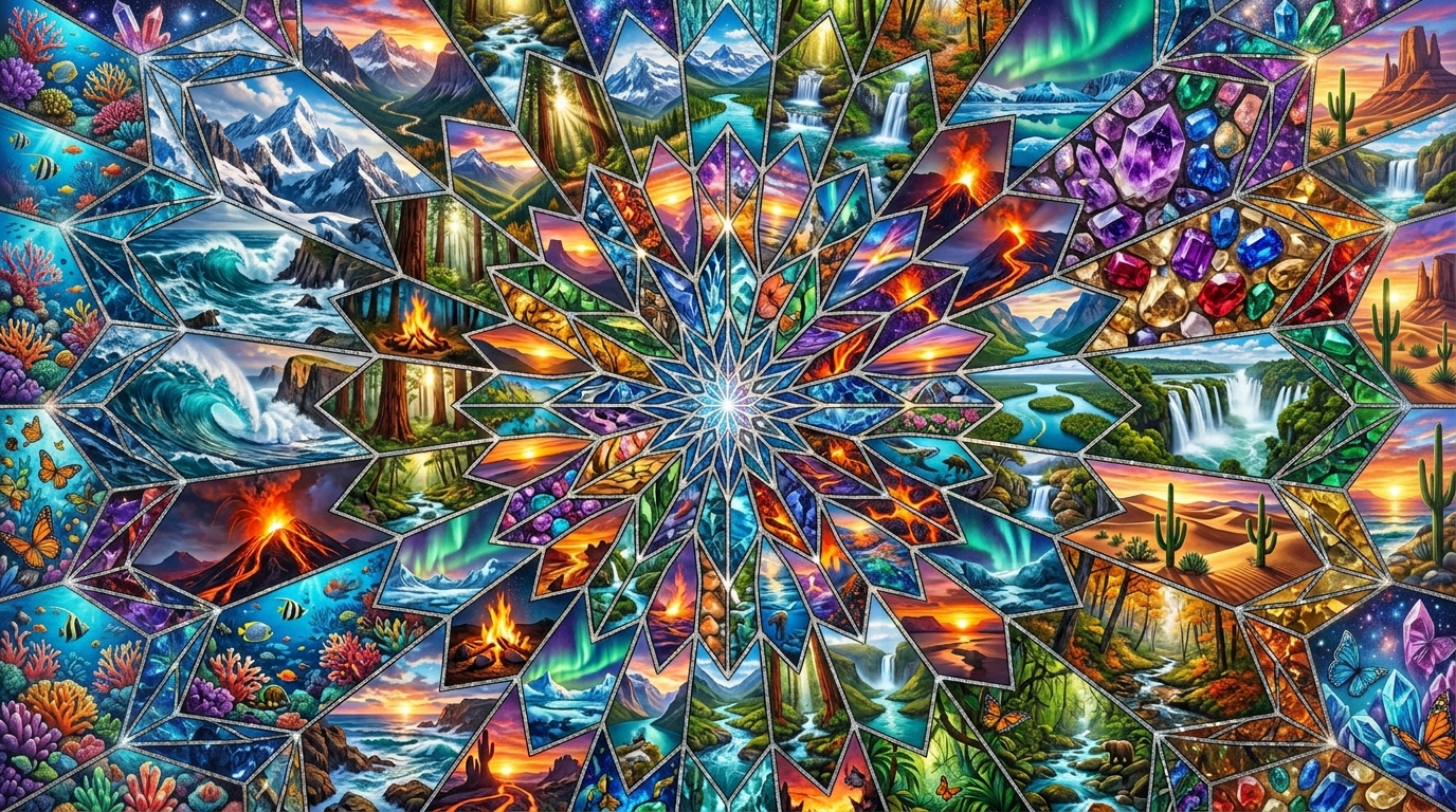 60 일주론 — 다양한 자연 풍경 모자이크