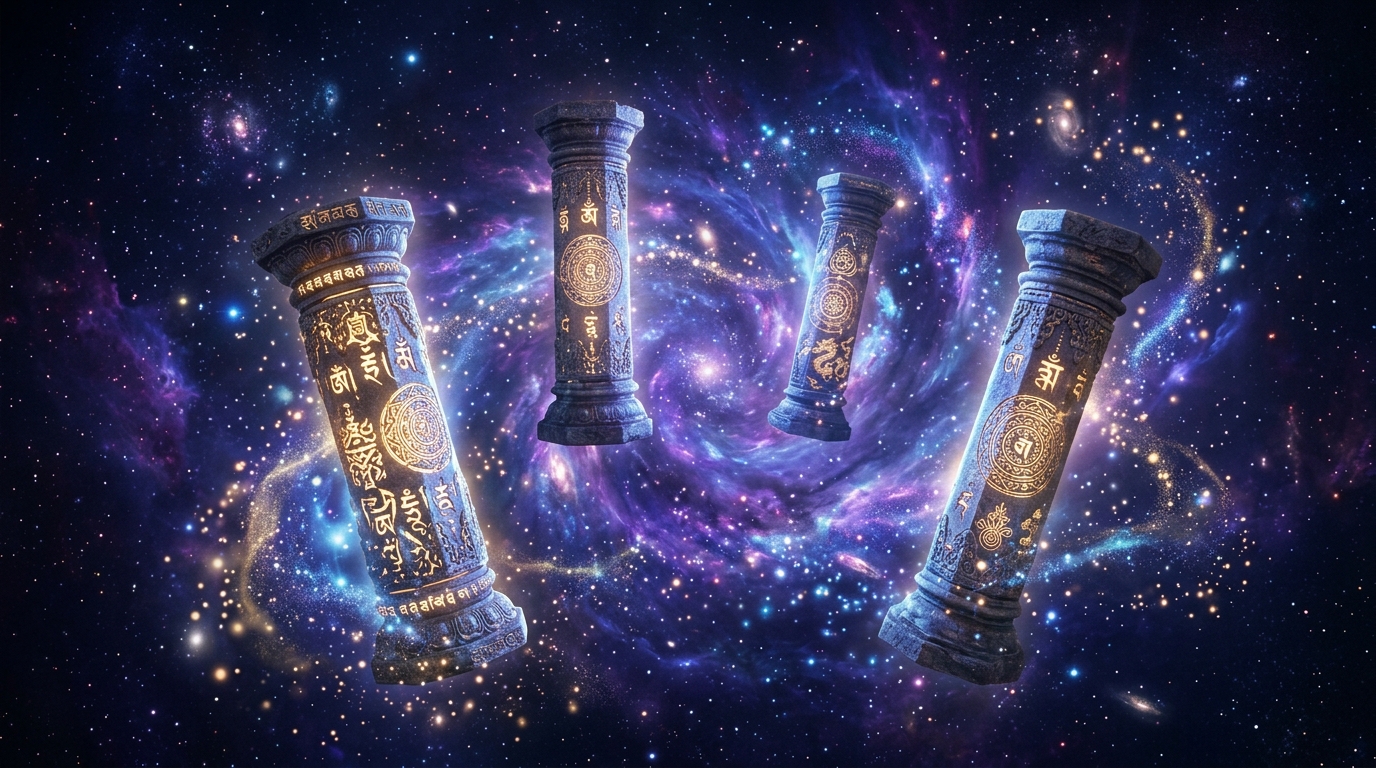 사주 네 기둥 — 우주 속 빛나는 동양 철학의 기둥